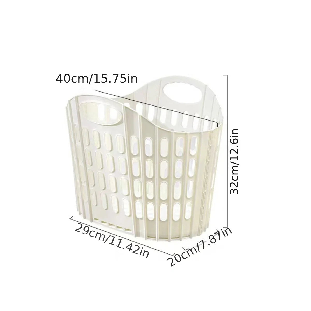 Foldable Laundry Hamper - Large Capacity Dirty Clothes Basket