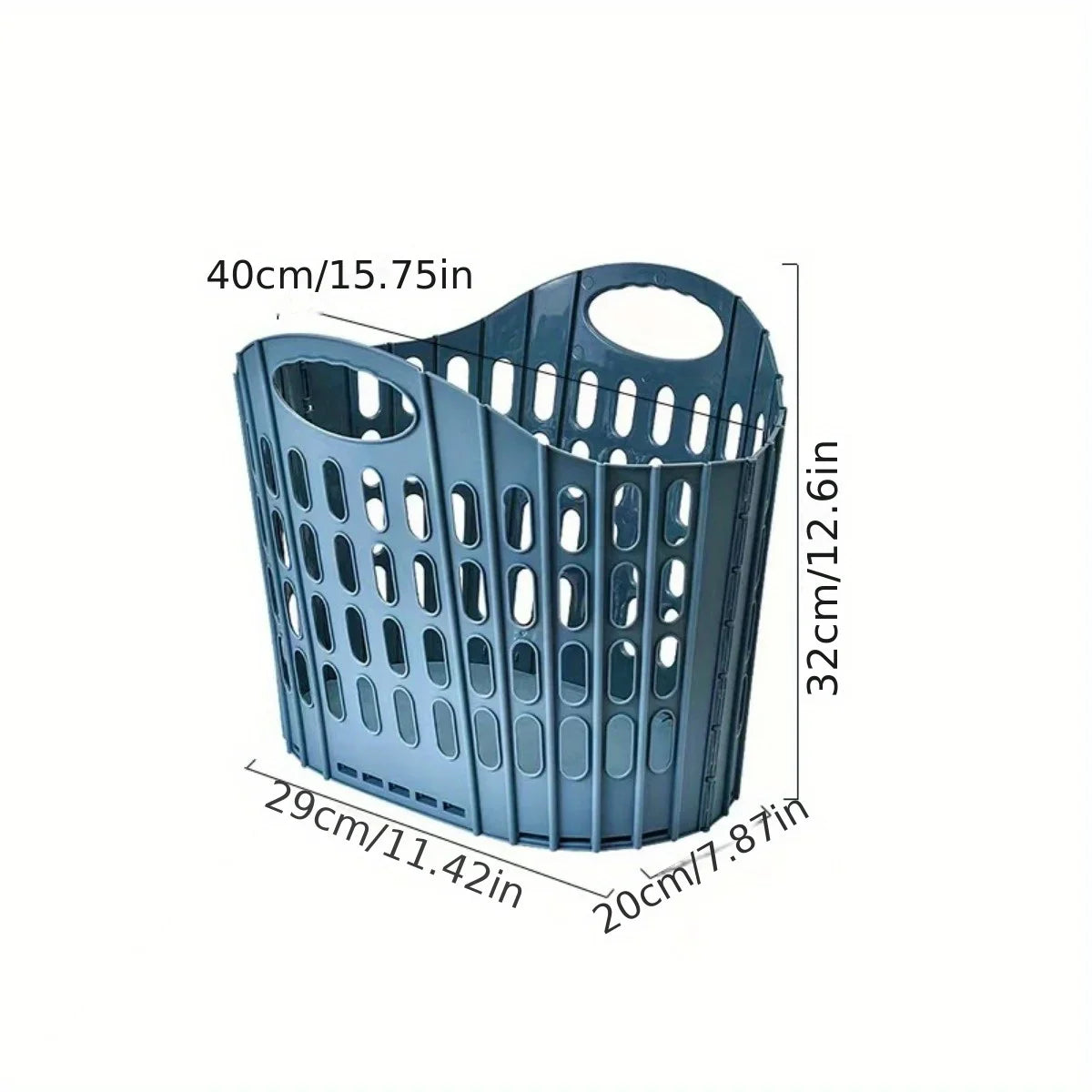 Foldable Laundry Hamper - Large Capacity Dirty Clothes Basket